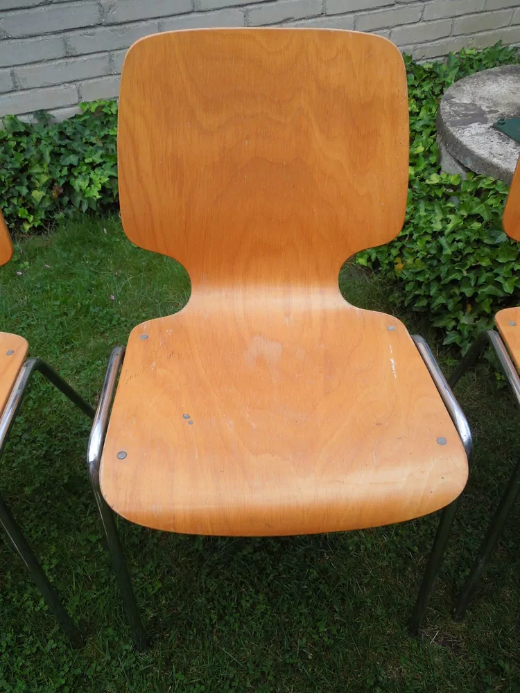 RETRO ŽIDLE 3 KUSY