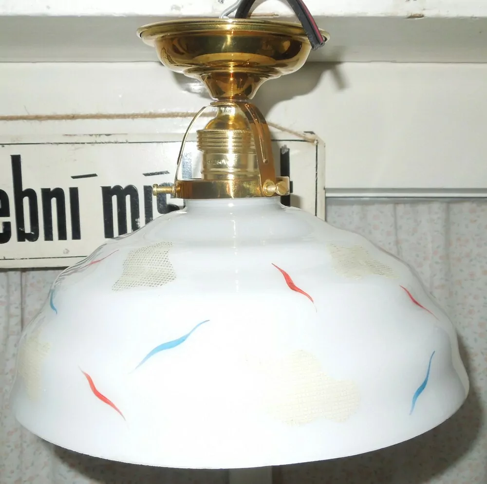 STROPNICE STARÝ LUSTR 1 KS STÍNÍTKO ŠIRM