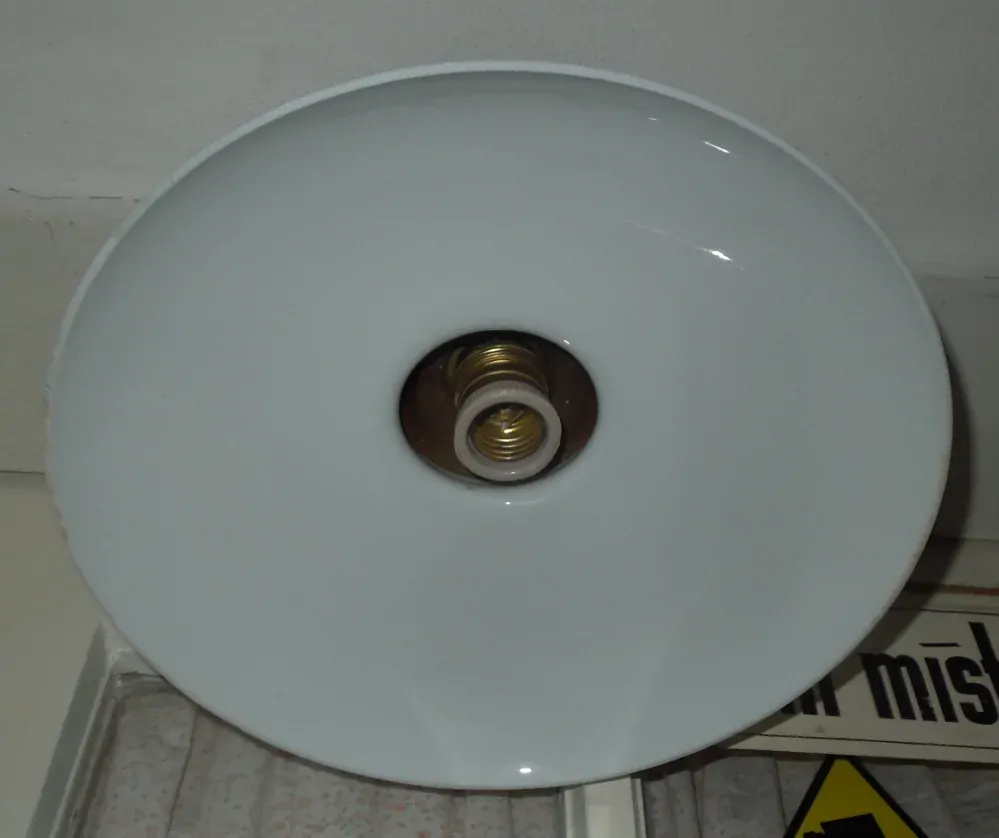 STAROŽITNÁ STROPNICE STARÝ LUSTR 1 KS STÍNÍTKO ŠIRM 29,5 cm