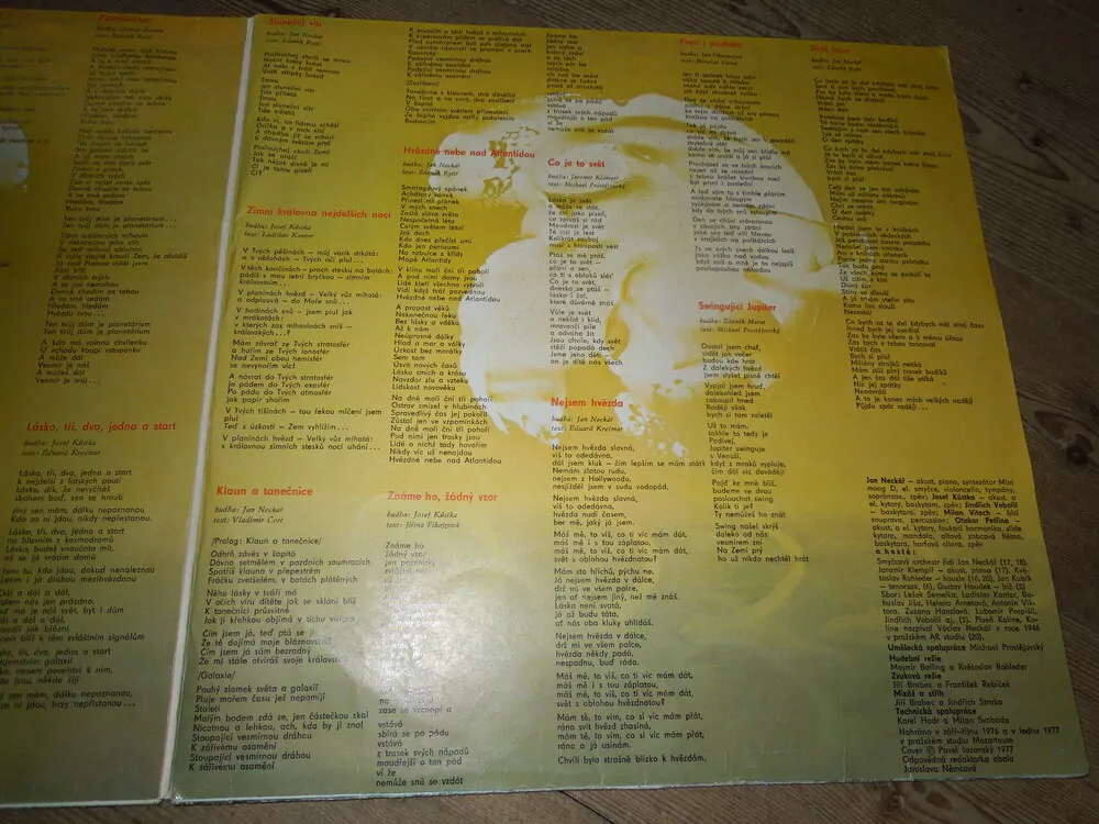 LP VÁCLAV NECKÁŘ - PLANETÁRIUM
