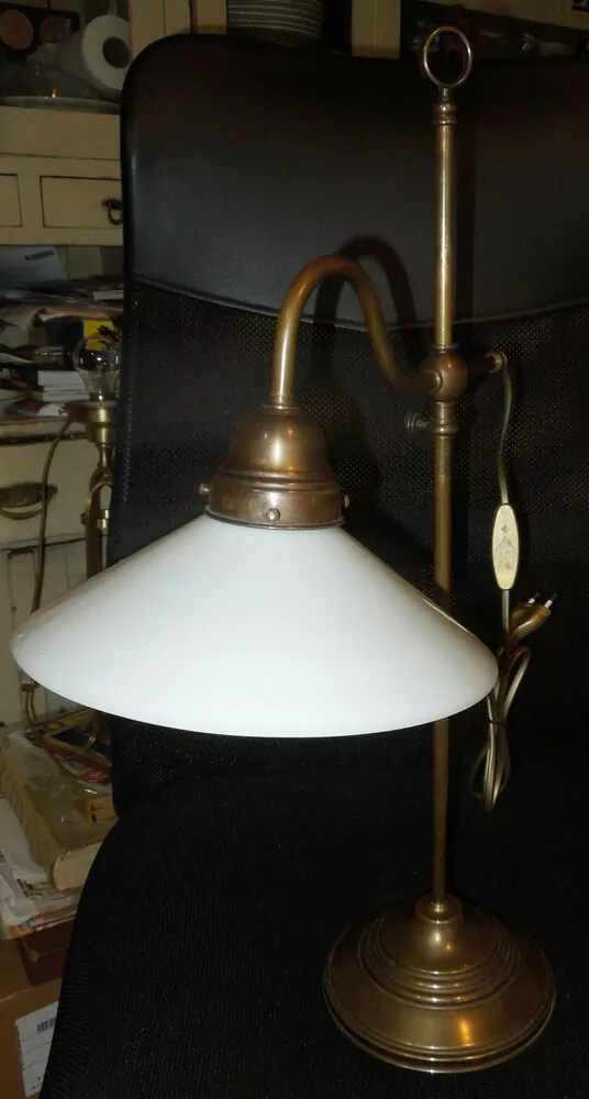 STAROŽITNÁ STARÁ  LAMPA , LAMPIČKA DO PRACOVNY