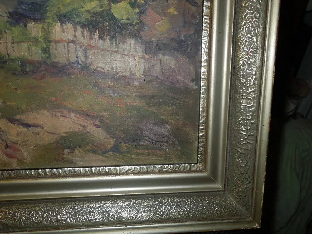 OBRAZ CHALUPY RUSAVA 1940 sig. Jiří Heřman