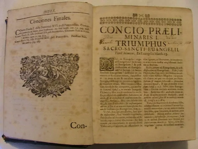 CONCIONES DOMICALES ACADEMICAE R. 1711