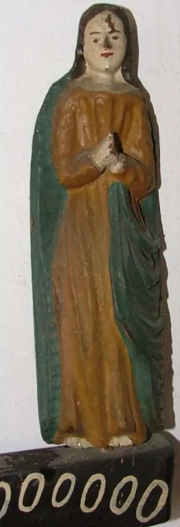 DŘEVOŘEZBA JEŽÍŠ KŘÍŽ LIDOVKA Kristus Marie ?