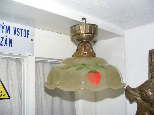 STROPNICE STARÝ LUSTR 1 KS STÍNÍTKO ŠIRM