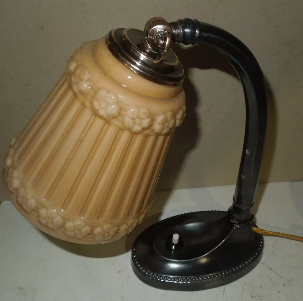 STAROŽITNÁ STOLNÍ LAMPA ELEKTRICKÁ, LAMPIČKA