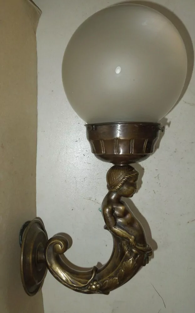 LAMPIČKA NA STĚNU 1 KS NÁSTĚNNÁ LAMPA FIGURÁLNÍ