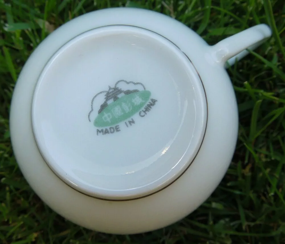 SOUPRAVA PORCELÁNOVÁ S KYTIČKAMI