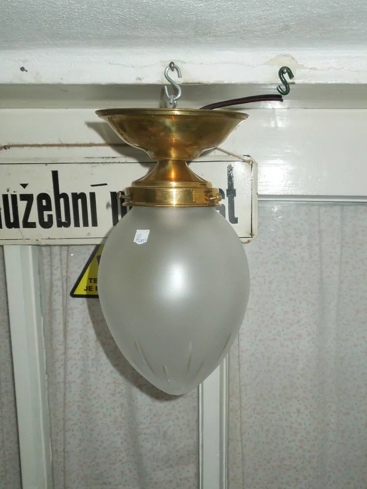 STROPNICE STARÝ LUSTR 1 KS STÍNÍTKO ŠIRM