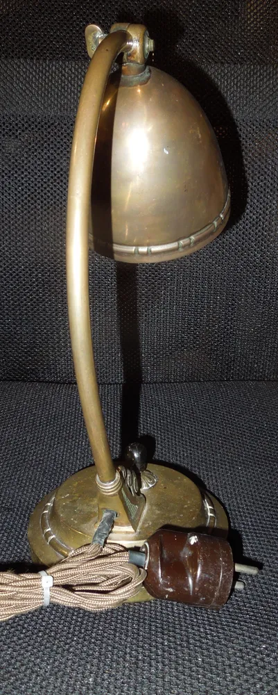 STAROŽITNÁ STOLNÍ NÁSTĚNNÁ LAMPA ELEKTRICKÁ