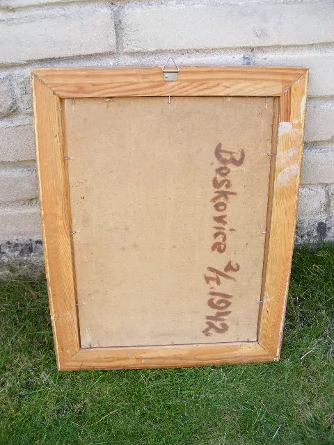 Obraz Boskovice sig. KRAAB cca 43x34cm 