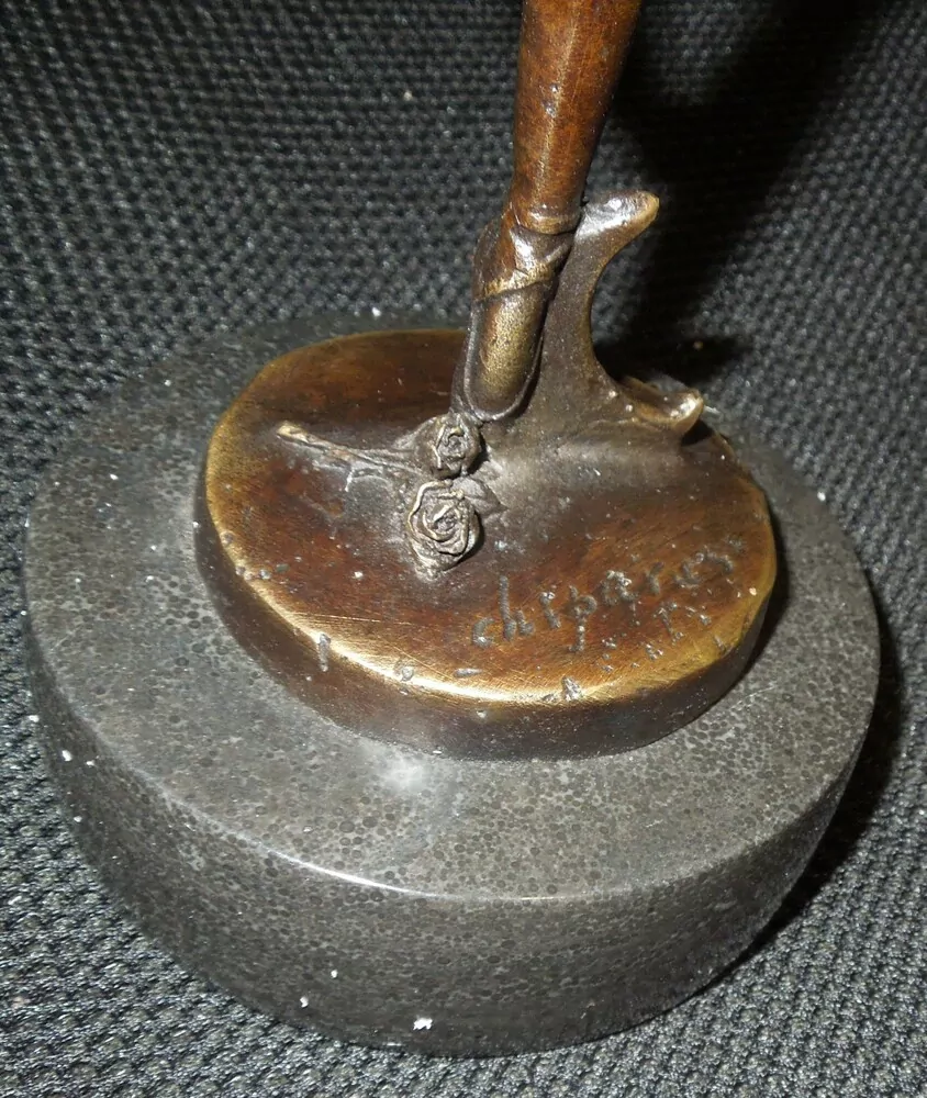 SOCHA BRONZ BALERÍNA 34 CM