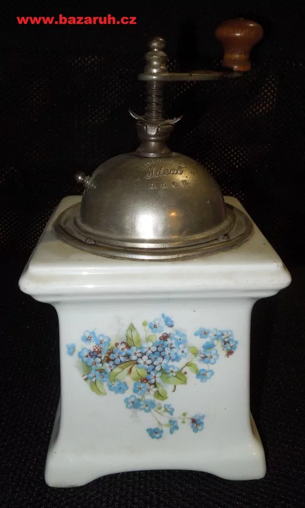 STAROŽITNOST MLÝNEK KÁVOMLÝNEK KAFEMLÝNEK PORCELÁNOVÝ LEINBROCK  POMNĚNKY
