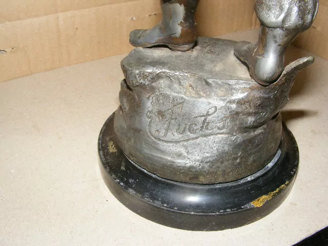STAROŽITNÁ PETROLEJOVÁ LAMPA FIGURÁLNÍ , PETROLEJKA HORNICKÁ