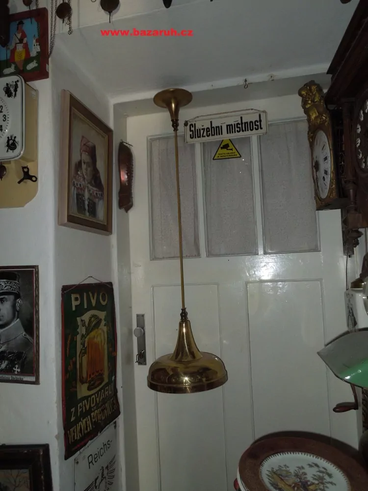 STARÝ LUSTR MOSAZNÝ