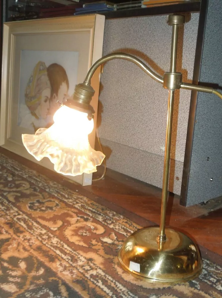 STAROŽITNÁ STOLNÍ LAMPA ELEKTRICKÁ