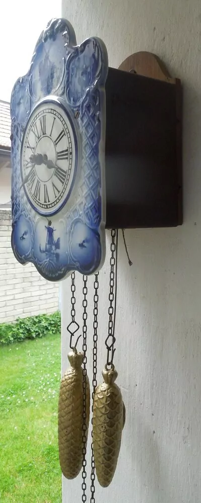 HODINY KUCHYŇSKÉ PORCELÁNOVÉ SELSKÉ