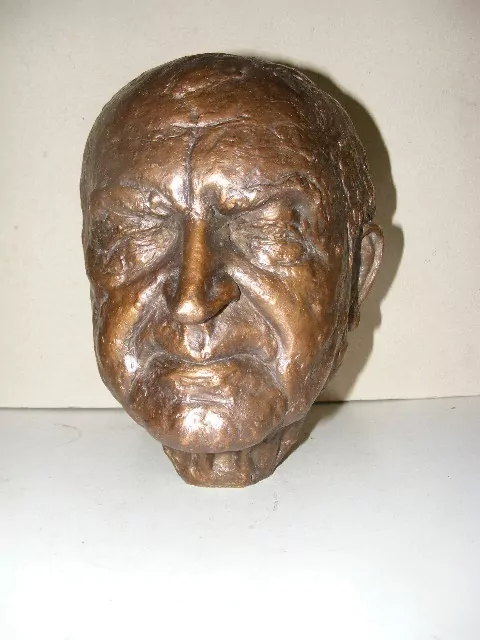 Bronzová SOCHA BYSTA sig, Valach Peter