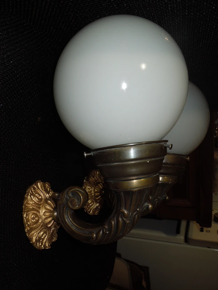 STAROŽITNÁ LAMPIČKA NA STĚNU 2 KS NÁSTĚNNÁ LAMPA