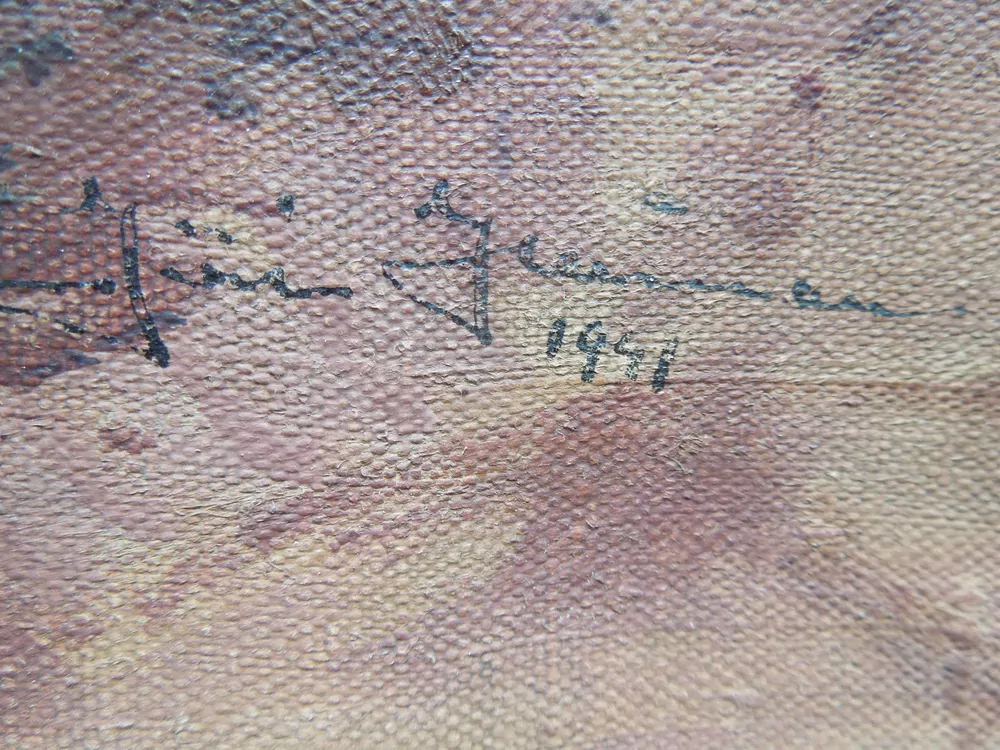 OBRAZ "PROTI SLUNCI", JIŘÍ HEŘMAN, UHERSKÉ HRADIŠTĚ 1941