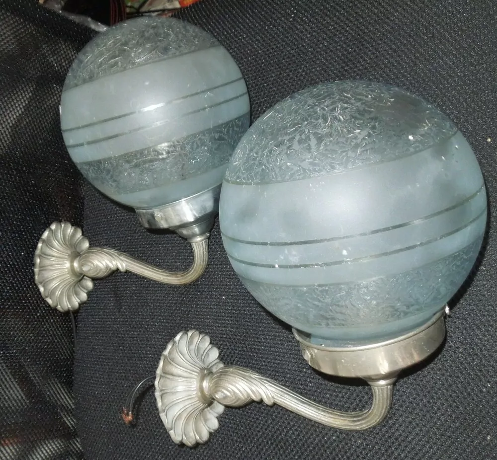 STAROŽITNÁ LAMPIČKA NA STĚNU 2 KS NÁSTĚNNÁ LAMPA