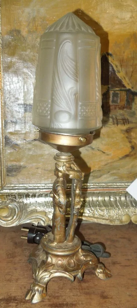 STAROŽITNÁ FIGULÁRNÍ LAMPA