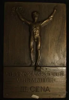 VOJENSKÁ AKADEMIE V HRANICÍCH 3CENA 1932 DESETIBOJ 