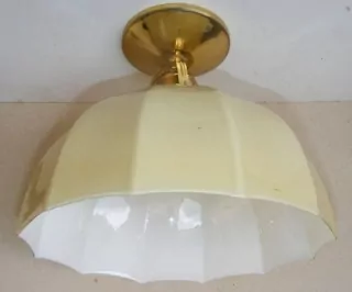 STAROŽITNÝ STROPNICE STARÝ 1 KS LUSTR STÍNÍTKO ŠIRM ART