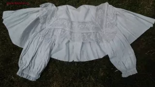 KROJ RUKÁVCE HORŇÁCKÉ BÍLÉ