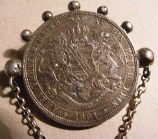 Německo,Británie of Saxe, Johann Vereinstaler 1861