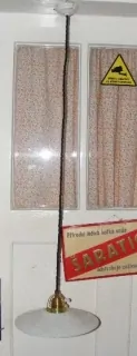STARÝ LUSTR STÍNÍTKO S VYPÍNAČEM