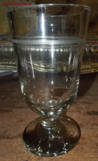 STAROŽITNÁ GROGOVKA SKLENICE