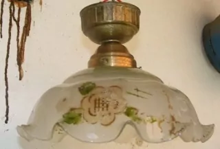 STROPNICE STARÝ LUSTR 1 KS STÍNÍTKO ŠIRM
