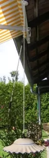 STARÝ LUSTR STÍNÍTKO KERAMICKÉ VELKÉ 37 CM