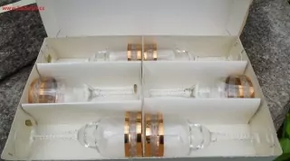 SADA SKLENIC 6 KUSŮ, BOHEMIA CRYSTAL