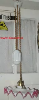 STAROŽITNÝ LUSTR STAHOVACÍ, STAHOVAČKA