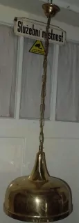 STARÝ LUSTR MOSAZNÝ