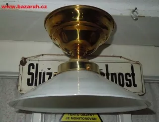STAROŽITNÁ STROPNICE STARÝ LUSTR 1 KS STÍNÍTKO ŠIRM