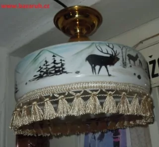 STROPNICE STARÝ LUSTR STÍNÍTKO ŠIRM 1 KS